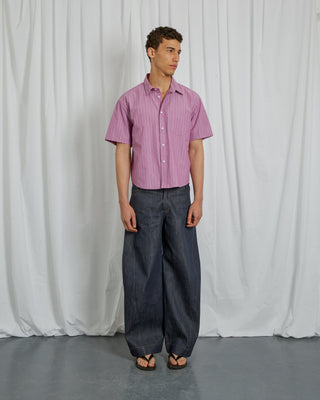 MAUVE STRIPED SHIRT