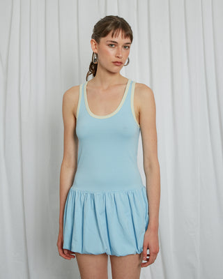 LIGHT BLUE TANK DRESS