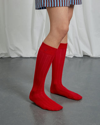 RED HIGH SOCKS
