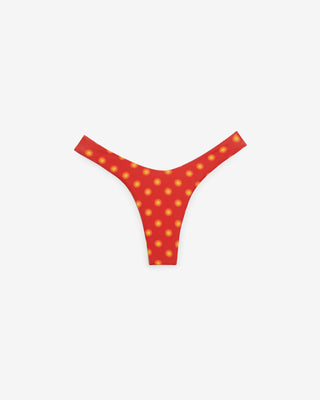 POLKA DOT BIKINI BOTTOM RED