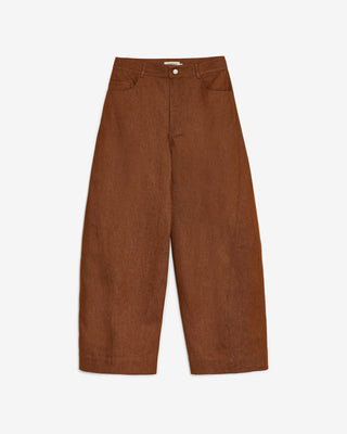 TOBACCO BARREL TROUSERS