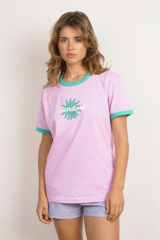 PINK SUN T-SHIRT