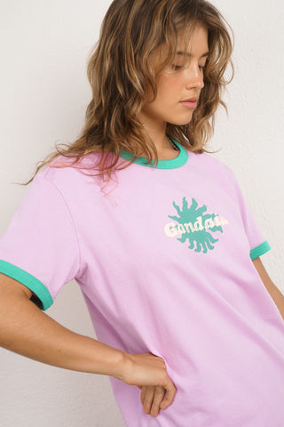 PINK SUN T-SHIRT