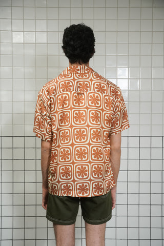 TILES SHIRT BROWN