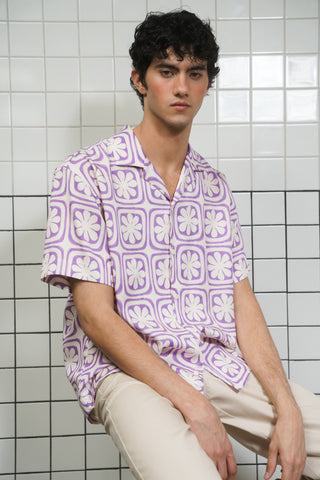 TILES SHIRT LILAC
