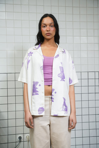 MEDITERRANEAN SHIRT LAVENDER