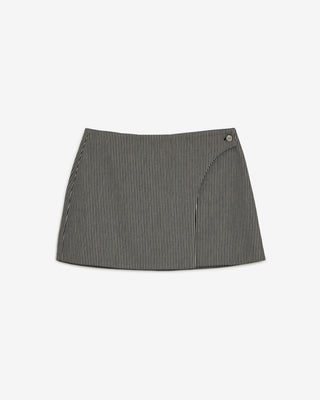 STRIPED MINI SKIRT