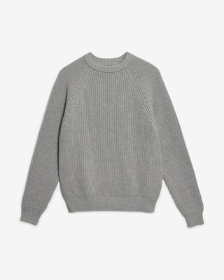 GREY WOOL SWEATER