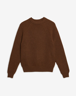 BROWN WOOL SWEATER