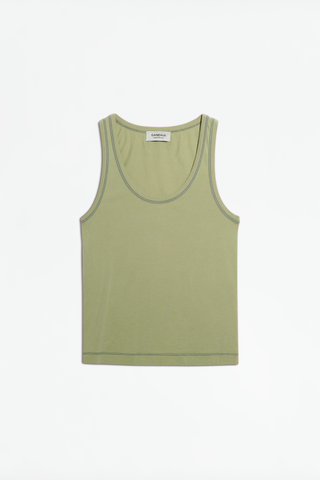 GREEN TANK TOP