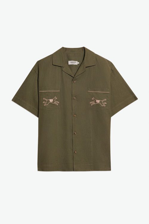 SADDLE EMBROIDERED SHIRT