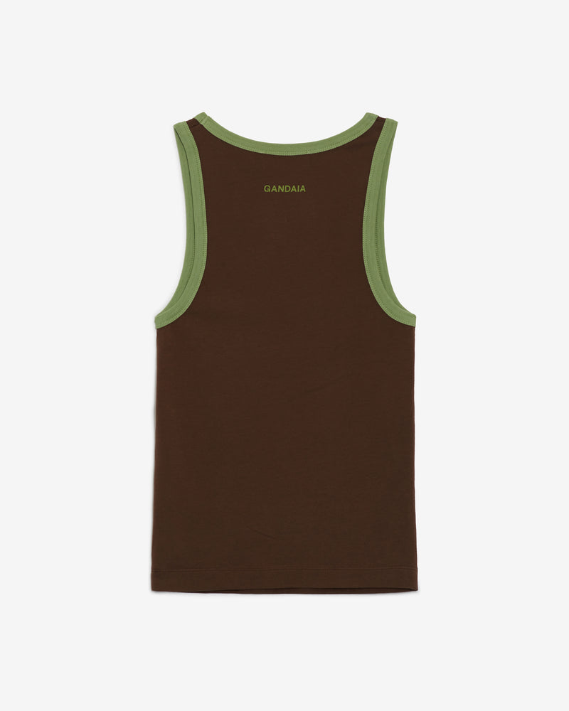 BROWN TANK TOP