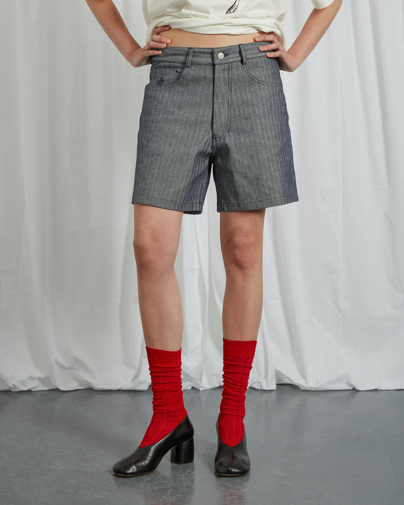DENIM SCOUT SHORTS