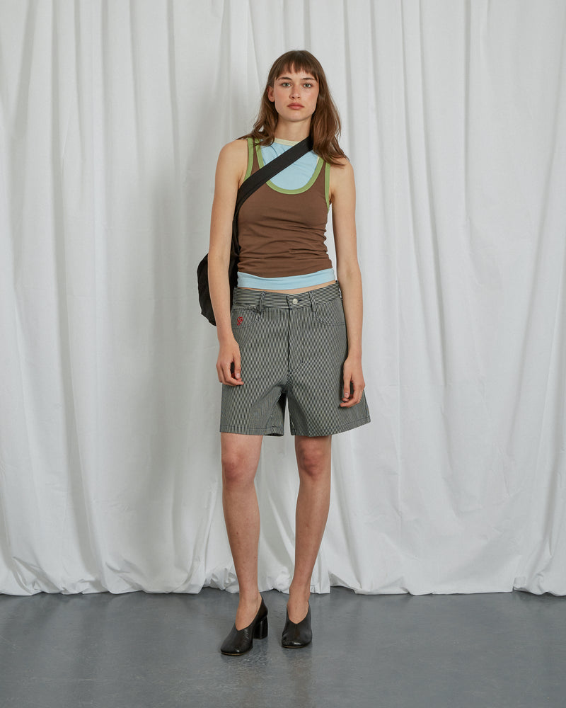 STRIPED SCOUT SHORTS