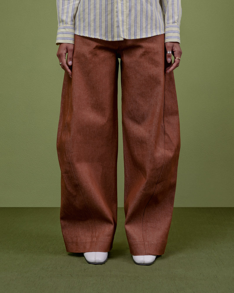 TOBACCO BARREL TROUSERS