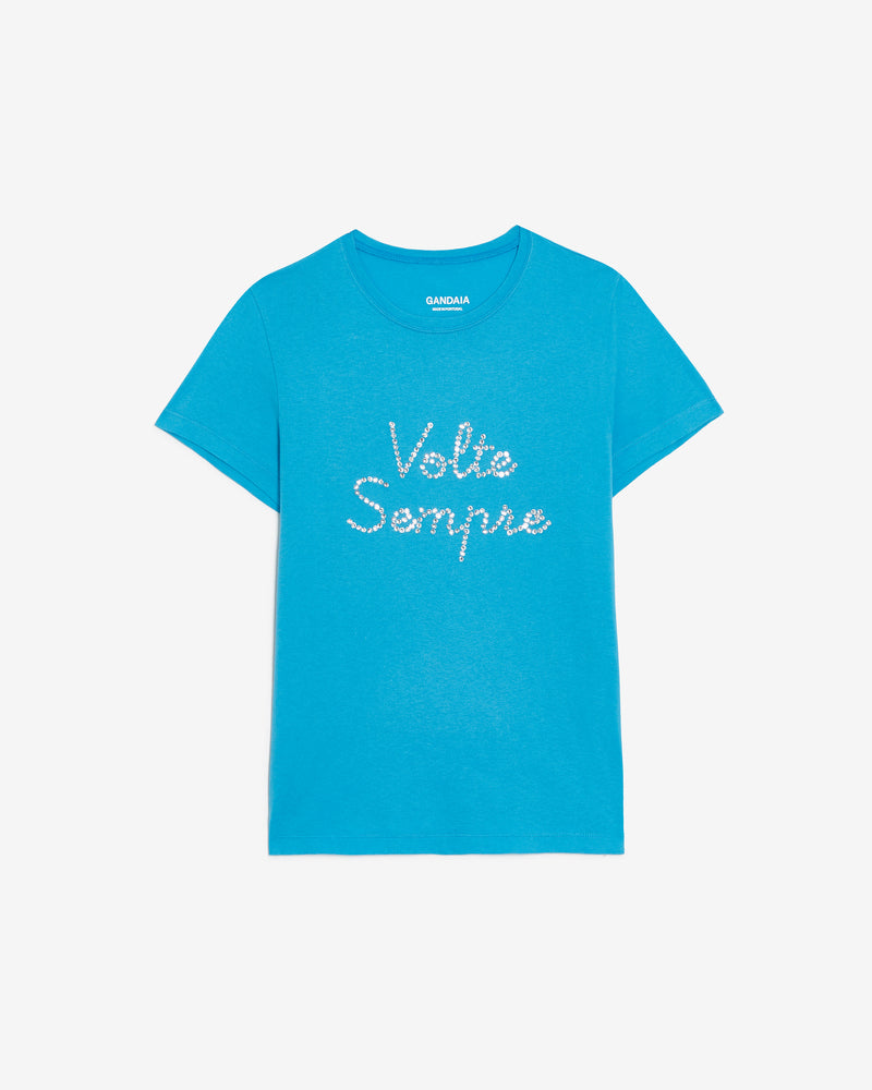 VOLTE SEMPRE BABY T-SHIRT AQUA