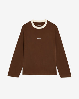 LONGSLEEVE T-SHIRT BROWN