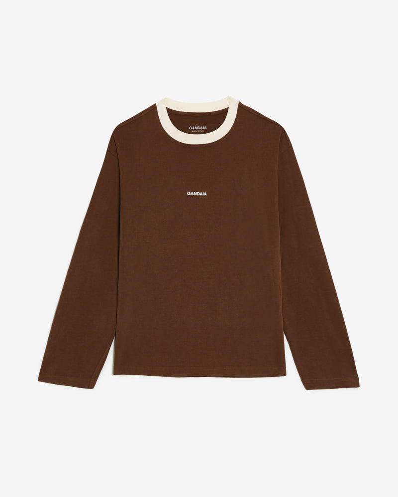 LONGSLEEVE T-SHIRT BROWN