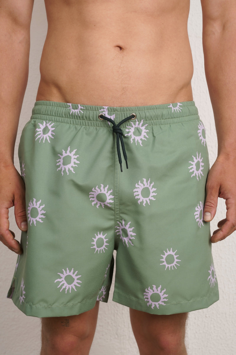 SUN SWIM TRUNKS GREEN