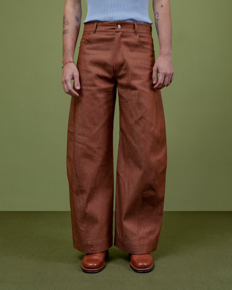 TOBACCO BARREL TROUSERS