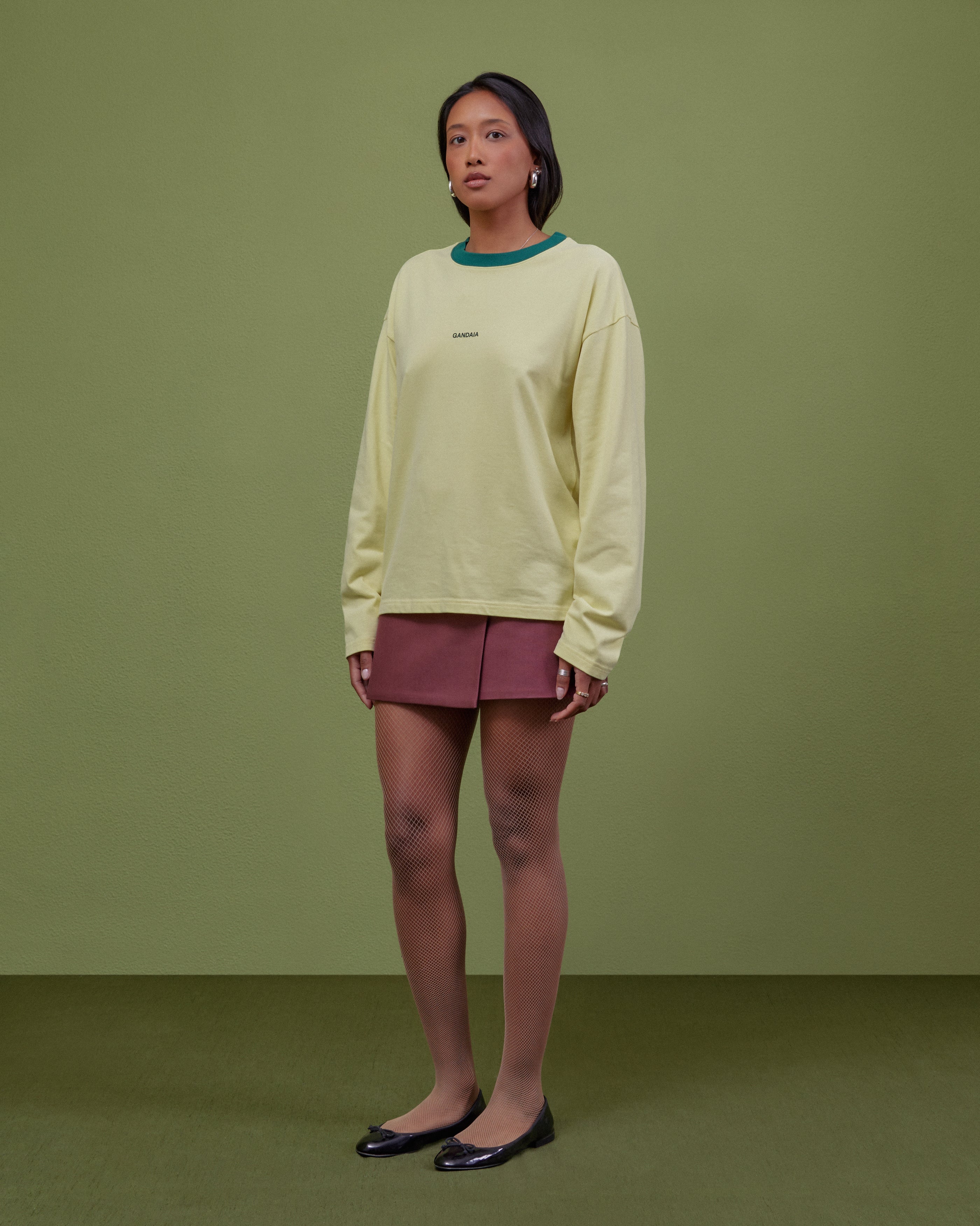 LONGSLEEVE T-SHIRT LIME
