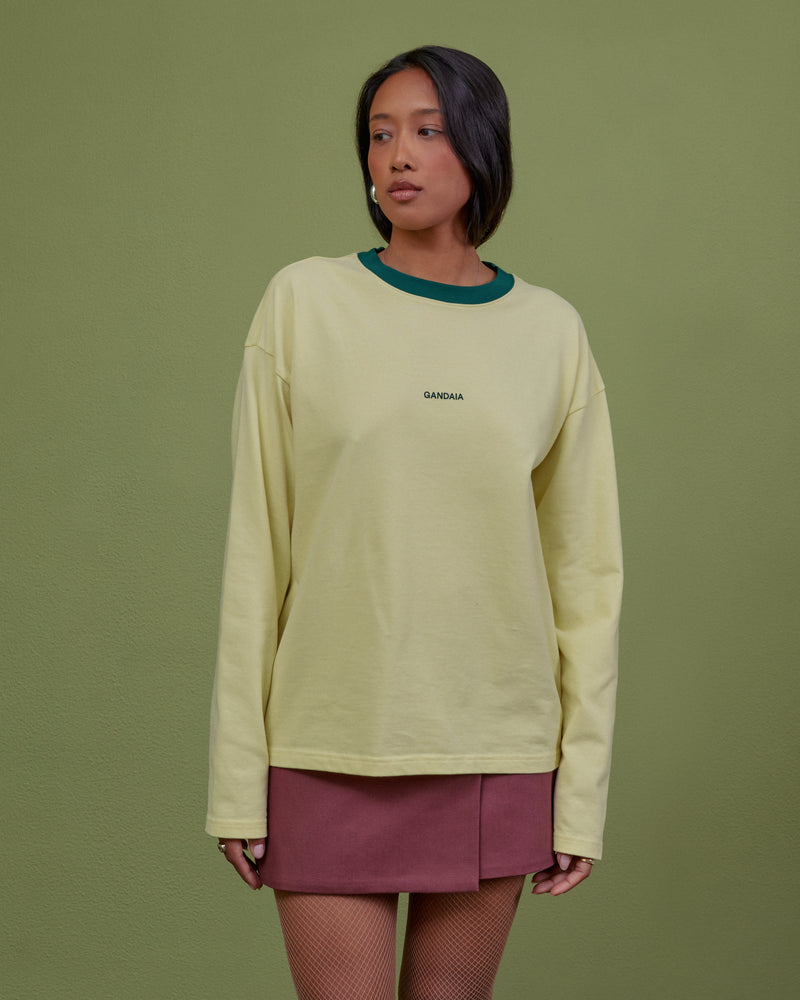 LONGSLEEVE T-SHIRT LIME