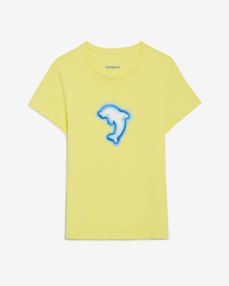 DOLPHIN BABY T-SHIRT YELLOW