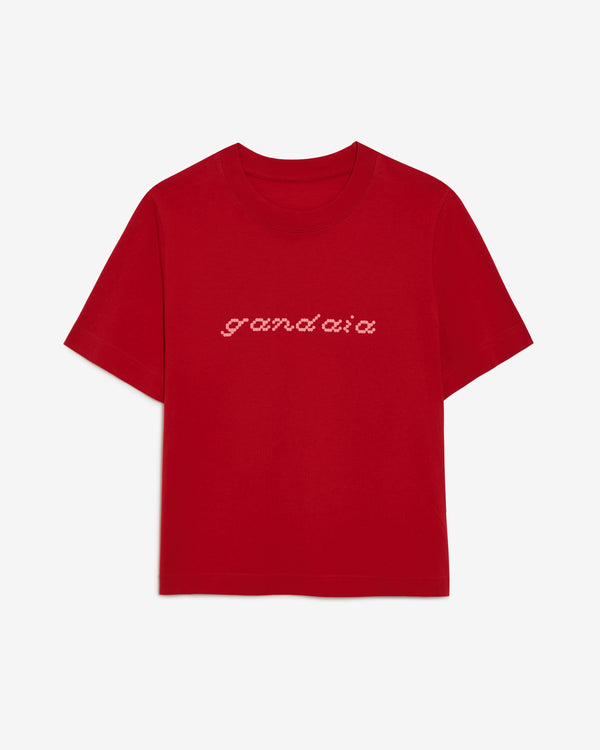 RED BOXY T-SHIRT