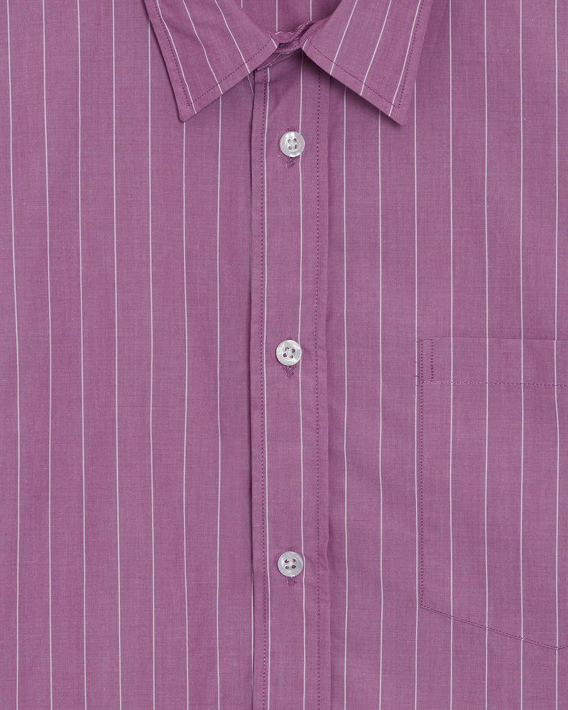 MAUVE STRIPED SHIRT