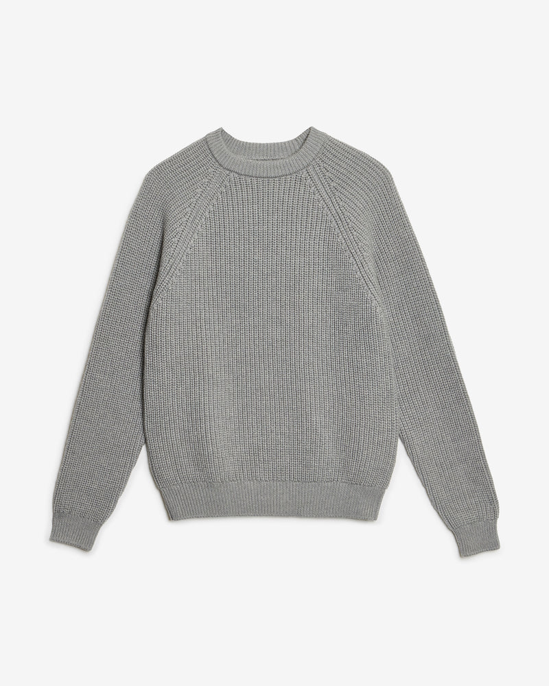 GREY WOOL SWEATER