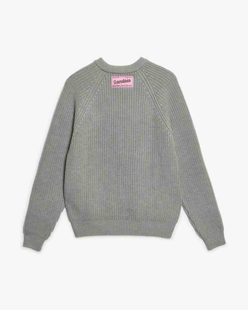 GREY WOOL SWEATER