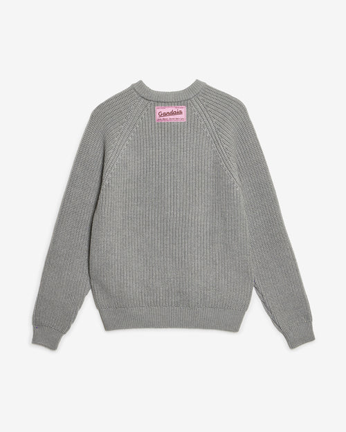 GREY WOOL SWEATER