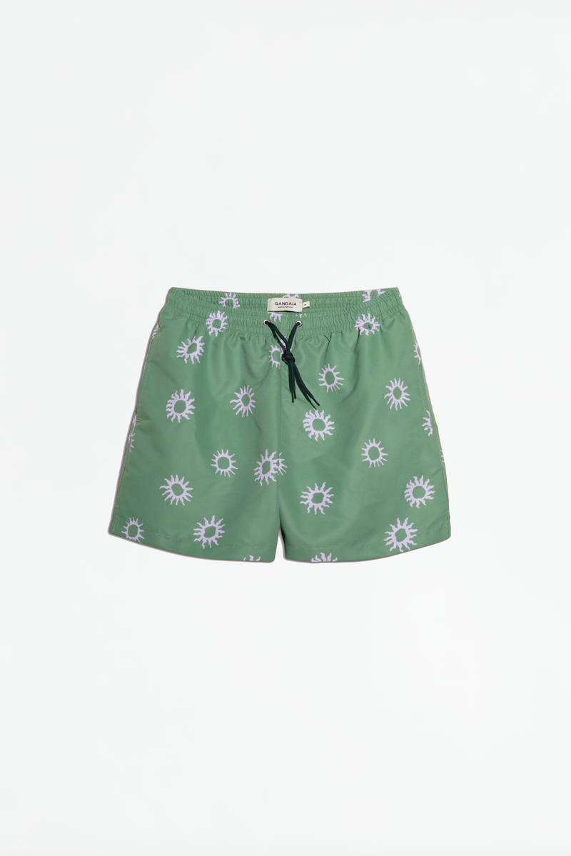 SUN SWIM TRUNKS GREEN