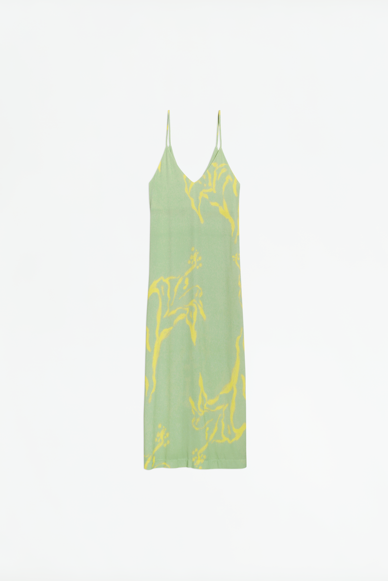 LILIES DRESS GREEN