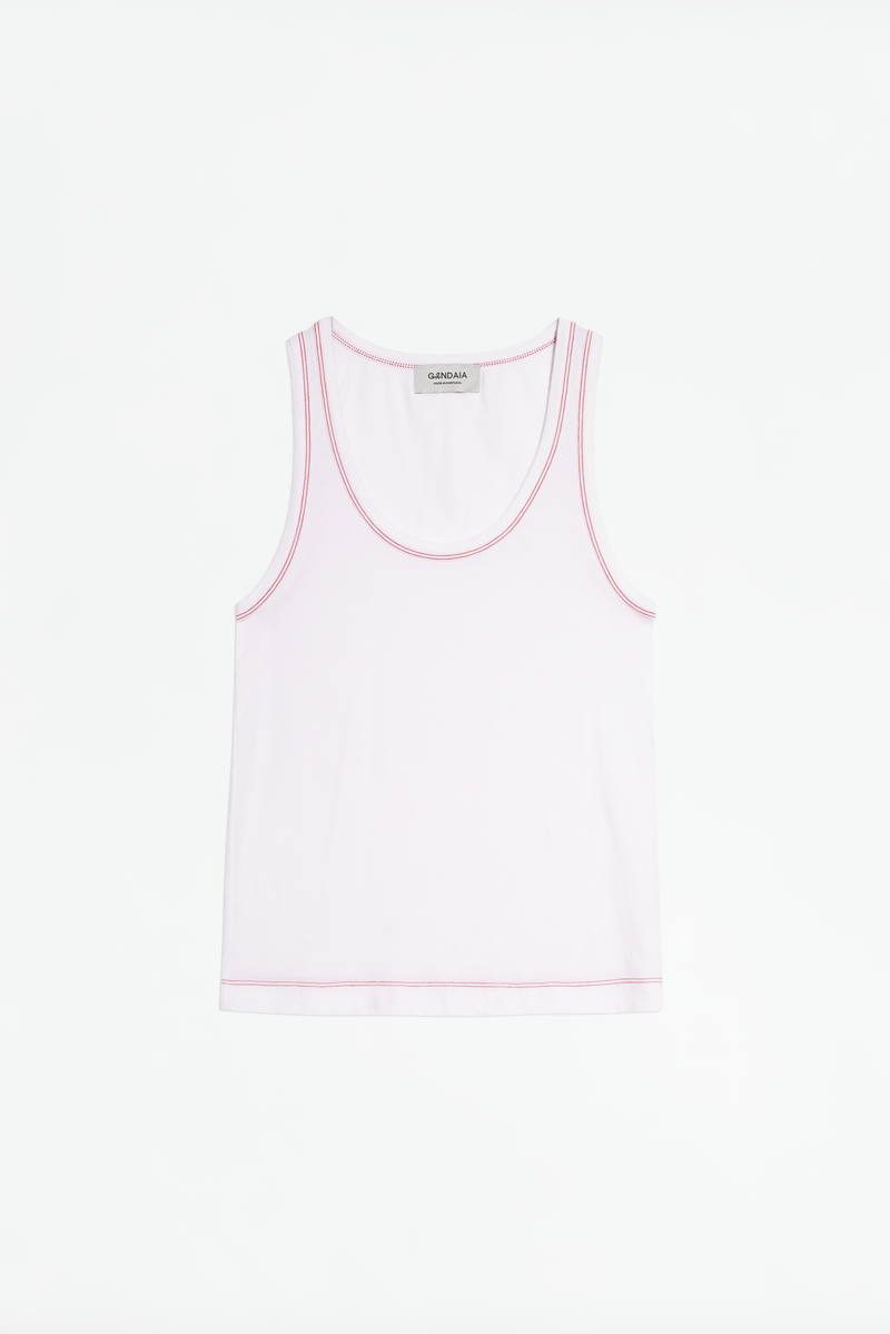 WHITE TANK TOP