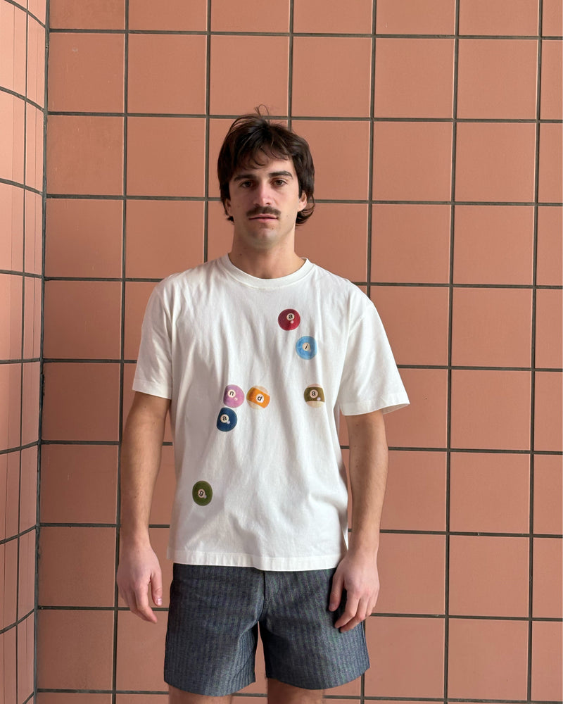 BILLIARDS T-SHIRT WHITE